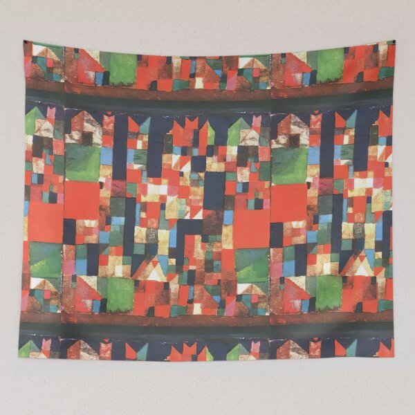 Item preview, City Picture with Red and Green , Paul Klee designed and sold by neteor.