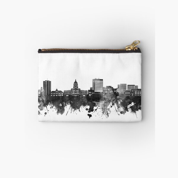 Artikelvorschau, topeka skyline bw entworfen und verkauft von BekimART2.