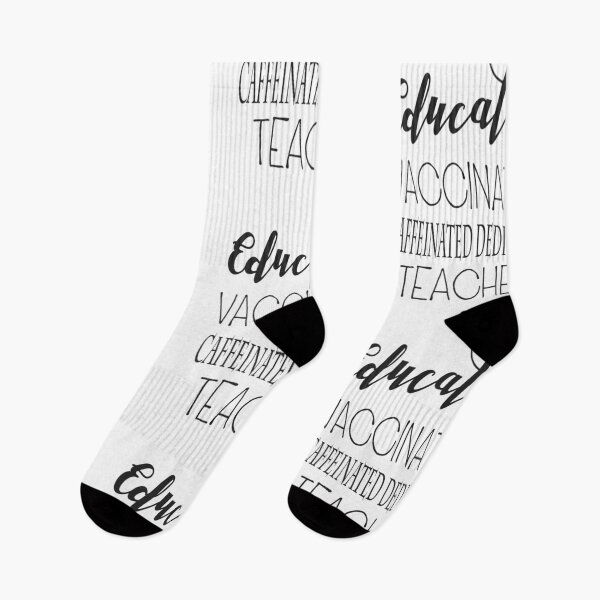 Item preview, Educated Vaccinated Caffeinated Dedicated Teacher  designed and sold by Abdalrhman3.