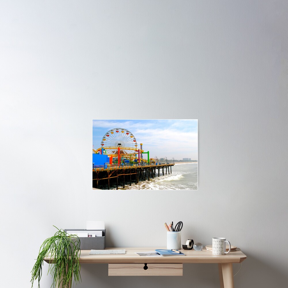 Santa Monica pier Poster