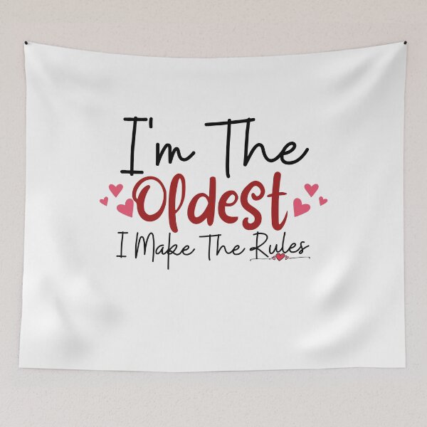 Item preview, I'm The Oldest I Make The Rules Shirt Brother or Sister,funny gift for brother or sister,family funny time designed and sold by PIXEcompany.