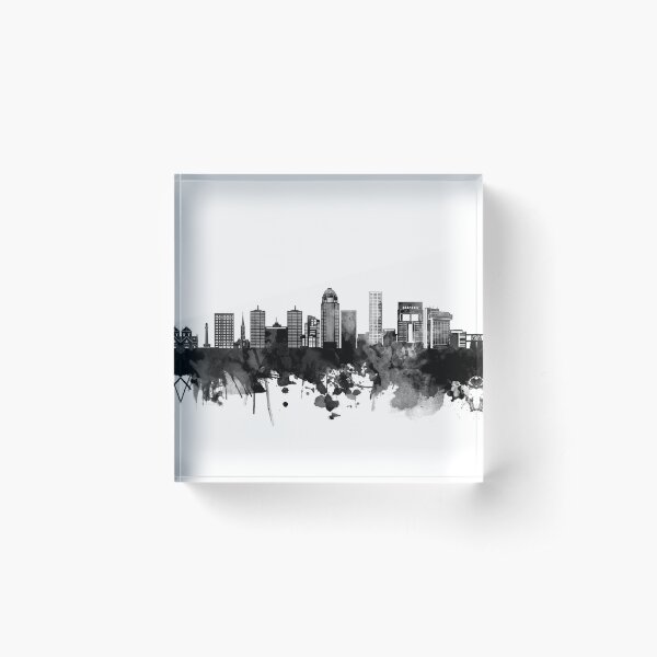 Item preview, louisville skyline bw designed and sold by BekimART2.