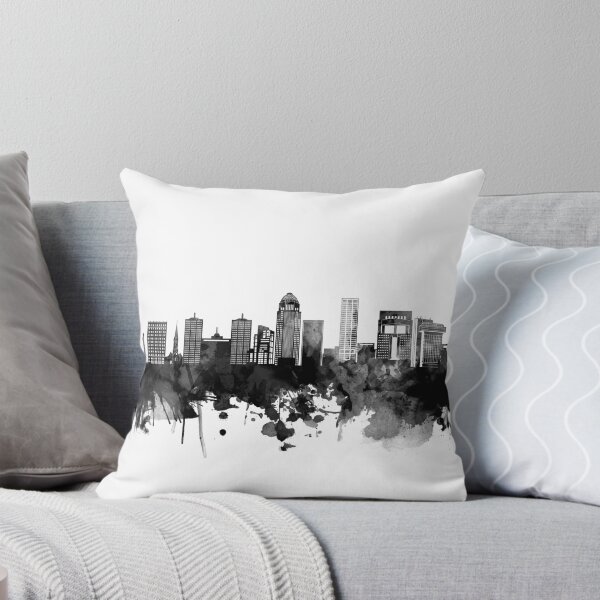 Item preview, louisville skyline bw designed and sold by BekimART2.