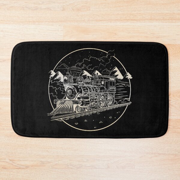 Item preview, Steam Locomotive With Mountains designed and sold by infleims.