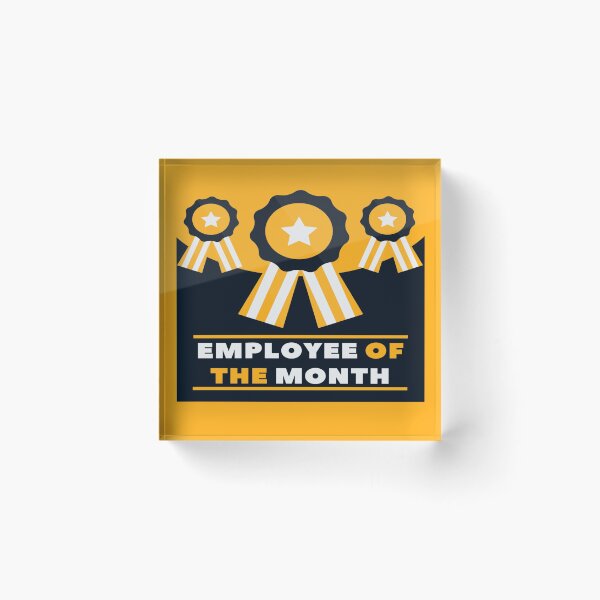 Item preview, Back To Back Work From Home Employee Of The Month - Funny designed and sold by mewsis.