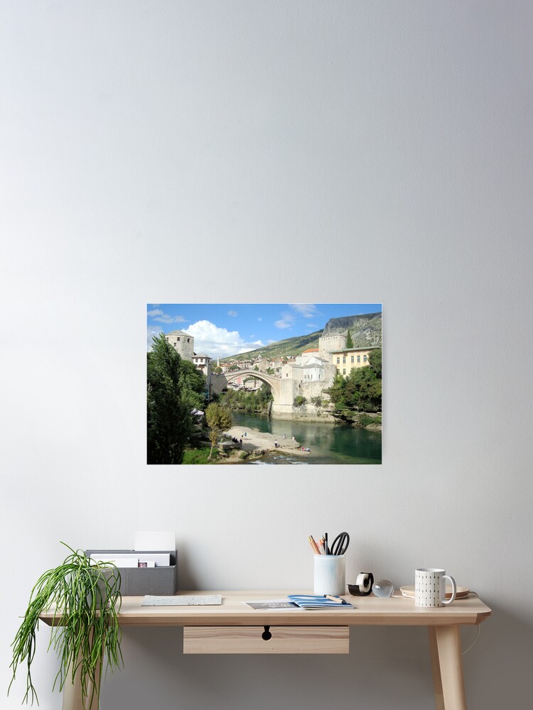 Thumbnail 2 of 3, Poster, Mostar Bridge designed and sold by QualitySolution.