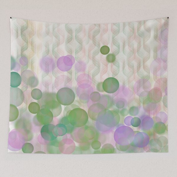 Item preview, Rolled Ribbons Bubbles Pattern Design 01 designed and sold by vortexatelier.