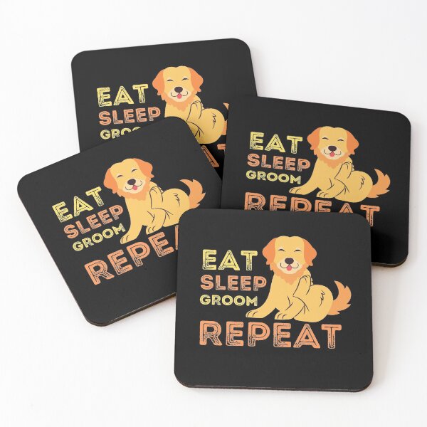 Item preview, Dog Grooming Eat Sleep Groom Repeat designed and sold by Joy Poddar.