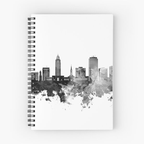 Item preview, baton rouge skyline bw designed and sold by BekimART2.