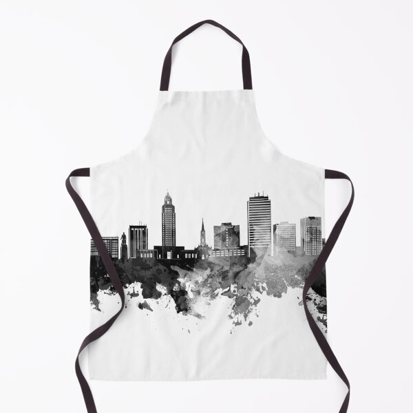 Item preview, baton rouge skyline bw designed and sold by BekimART2.