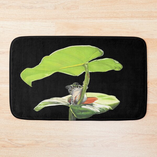 Item preview, New Dawn Frog art black background designed and sold by IslesArt.