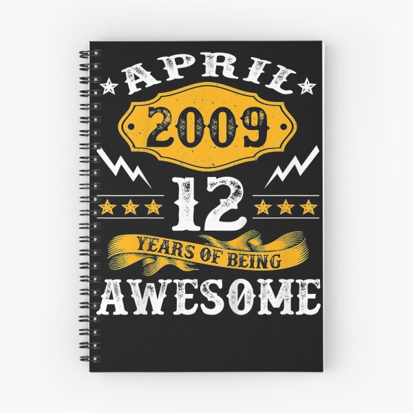 Item preview, April 2009 12 Years Of Being Awesome 12th Birthday 12 Years Old designed and sold by ALoHa99.