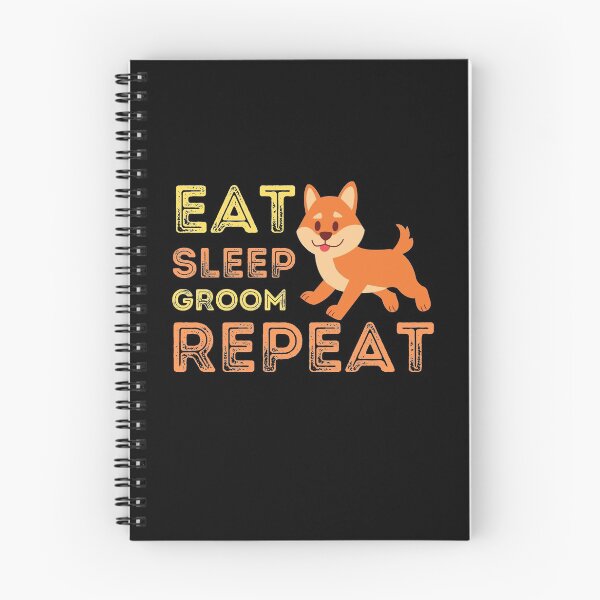 Item preview, Dog Grooming Eat Sleep Groom Repeat designed and sold by Joy Poddar.