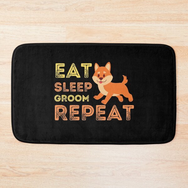 Item preview, Dog Grooming Eat Sleep Groom Repeat designed and sold by Joy Poddar.