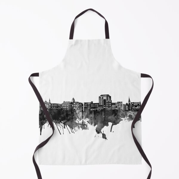 Item preview, augusta maine skyline bw designed and sold by BekimART2.