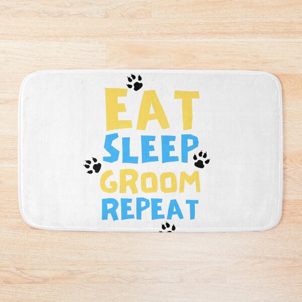 Item preview, Dog Grooming Eat Sleep Groom Repeat designed and sold by Joy Poddar.