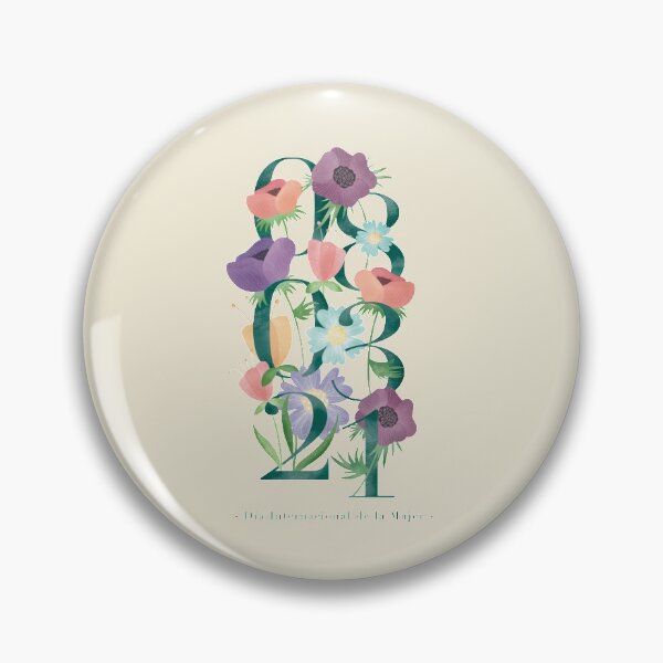 Item preview, Floral Illustration Women's Day, March 8, Feminine Floral Design, Poppies, Flower Garden designed and sold by Angelica  Venegas.