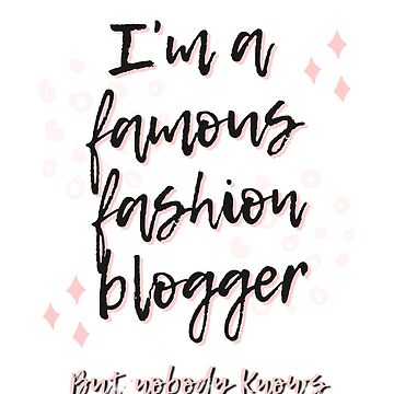 Artwork thumbnail, Famous Blogger by SaltosAltos