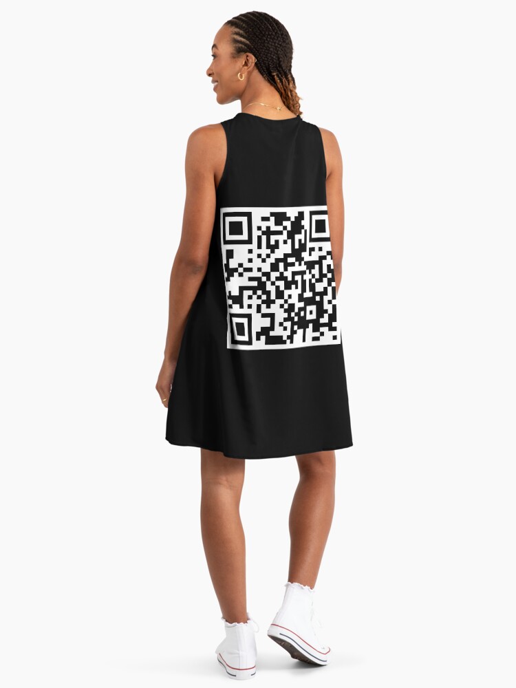 Qr Code " A-Line Dress for Sale by lodarohit | Redbubble
