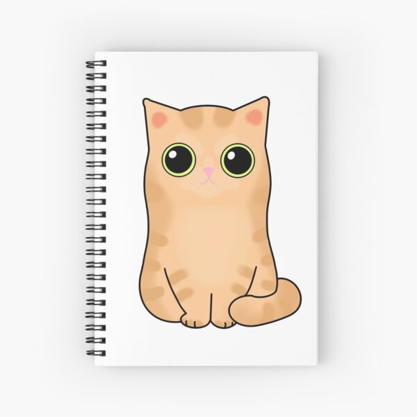 Cahiers A Spirale Sur Le Theme Chaton Chibi Redbubble