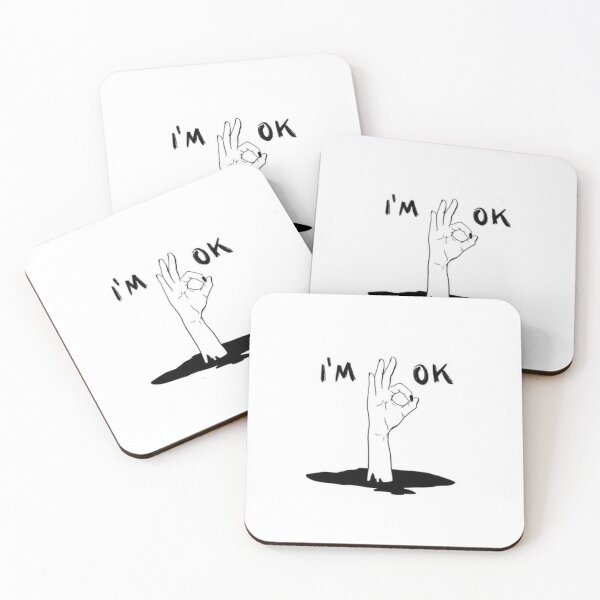 Item preview, I'M OK , never give up  designed and sold by Ladyvml.
