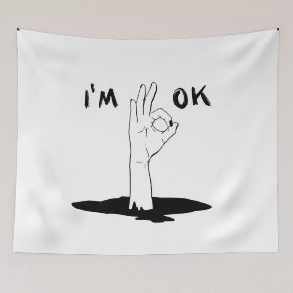Item preview, I'M OK , never give up  designed and sold by Ladyvml.