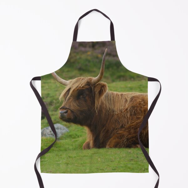 Item preview, Resting Highland Cow designed and sold by rawshutterbug.