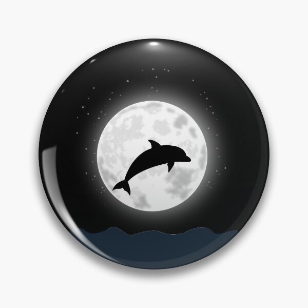 Item preview, Dolphin Delfine Full Moon designed and sold by Ibu83.