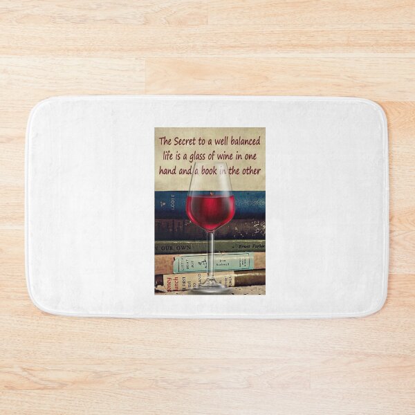 Item preview, The Secret To A Well Balanced Life Is A Glass Of Wine In One Hand designed and sold by Donna6778.