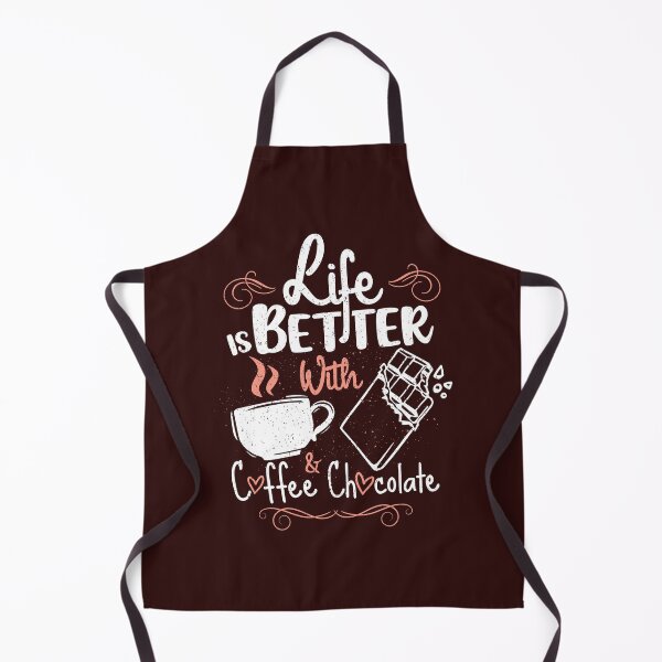 Item preview, life is better with coffee and chocolate designed and sold by charafArtcorner.
