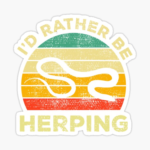 Item preview, I’d Rather Be Herping Vintage Gift For Herpers designed and sold by JokeGysen.