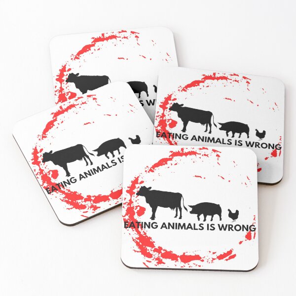 Item preview, eating animals is wrong designed and sold by ReneeMarie1.