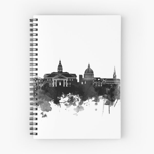 Item preview, annapolis skyline bw designed and sold by BekimART2.