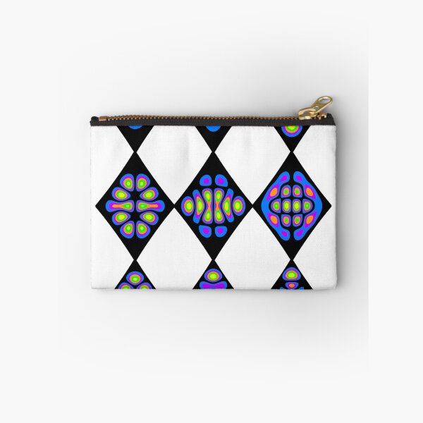 Item preview, Vibrant grid of diamonds filled with quantum probability distribution patterns designed and sold by dhudsmith.
