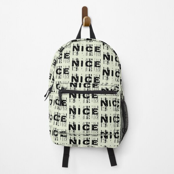 Item preview, NICE word text streaks (black) designed and sold by SolidEarthArt.