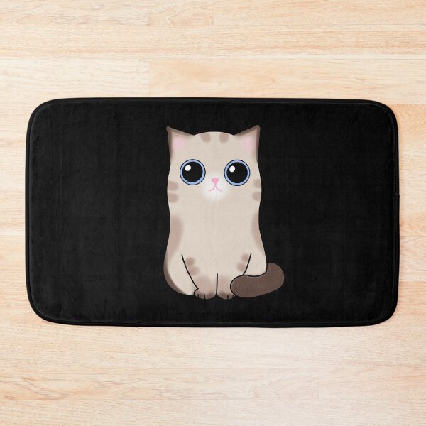 Item preview, Cute Kawaii Chibi Cat - Blue eye kitten designed and sold by Gerhanj.