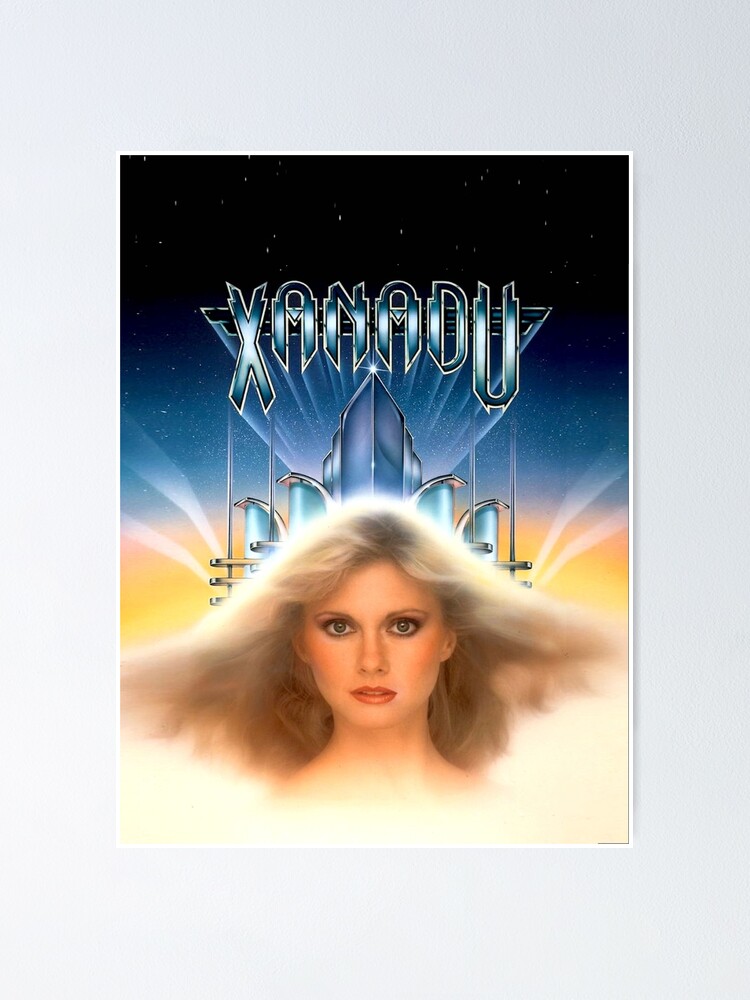 Xanadu Movie Poster Olivia Newton John Poster By Popretrodisco Redbubble