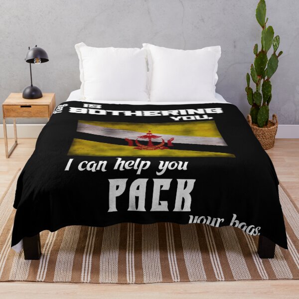 Item preview, Brunei flag - pack your bags designed and sold by 2Girls1Shirt.