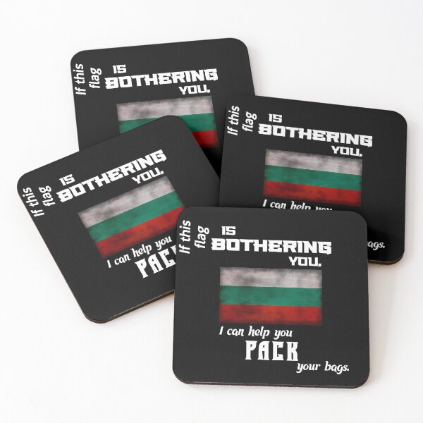 Artikelvorschau, Bulgarische Flagge - pack deine Koffer entworfen und verkauft von 2Girls1Shirt.