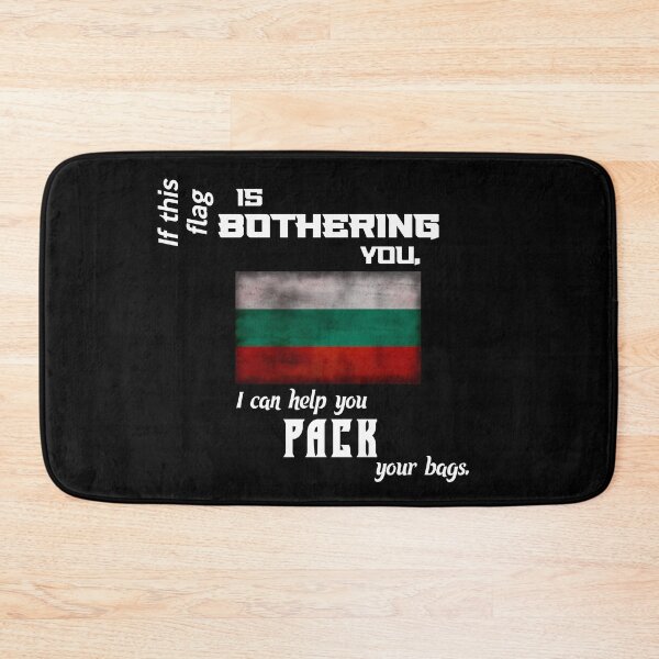 Artikelvorschau, Bulgarische Flagge - pack deine Koffer entworfen und verkauft von 2Girls1Shirt.