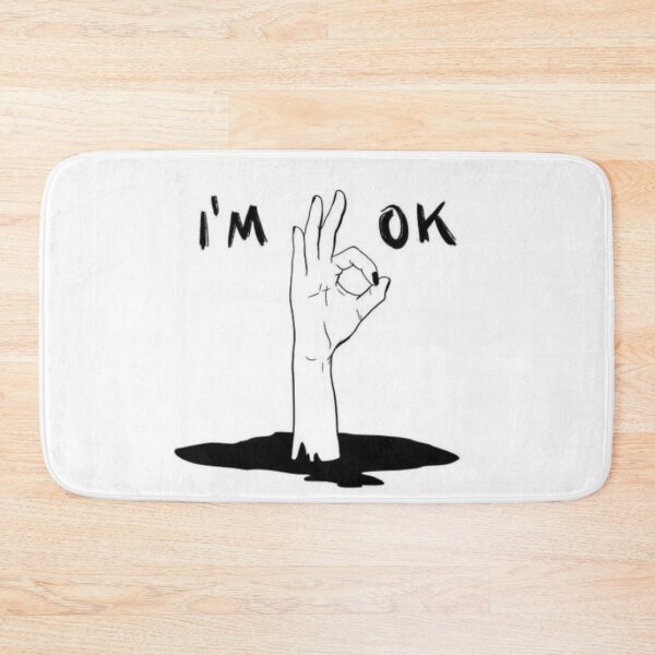 Item preview, I'M OK , never give up  designed and sold by Ladyvml.