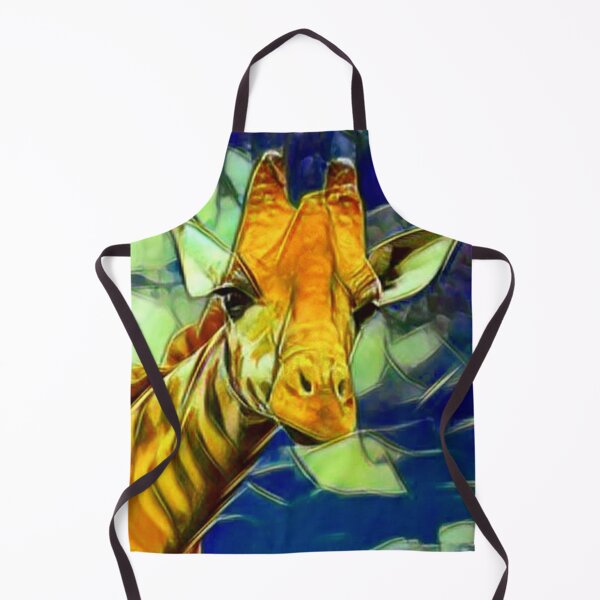 Item preview, Giraffe head in glass look / Tiffany style designed and sold by crea-homedesign.