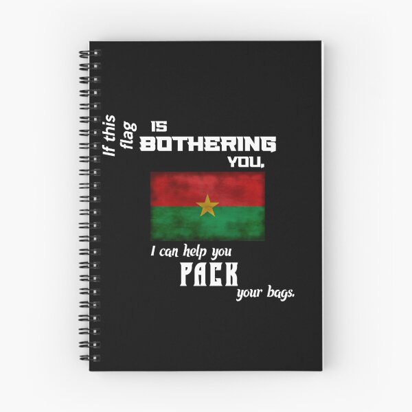 Item preview, Burkinabè flag - pack your bags designed and sold by 2Girls1Shirt.