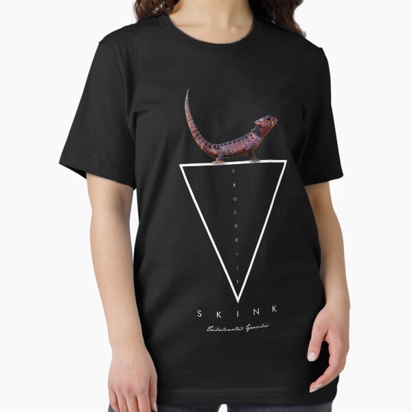 Item preview, Red Eyed Crocodile Skink Lizard Geometric designed and sold by JRRTs.