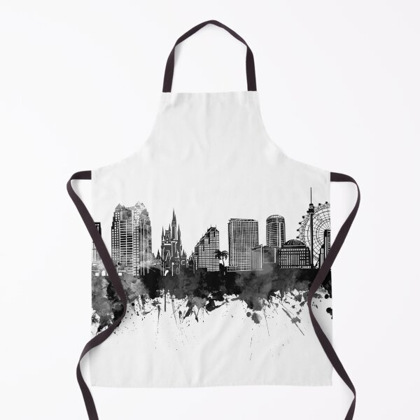 Item preview, orlando skyline bw designed and sold by BekimART2.