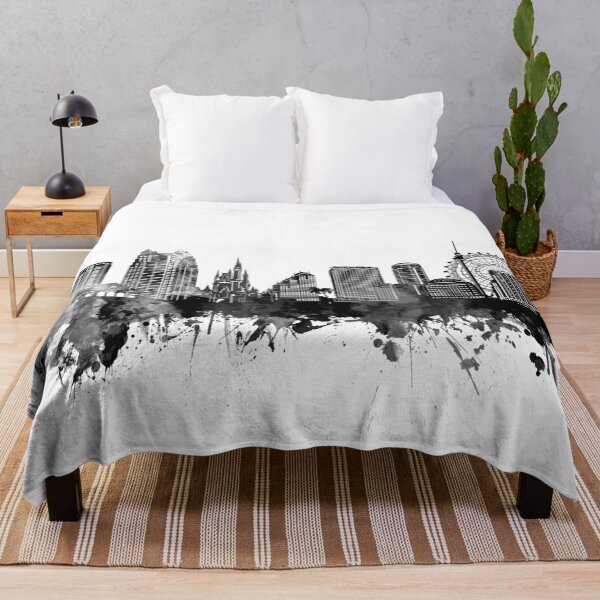 Item preview, orlando skyline bw designed and sold by BekimART2.