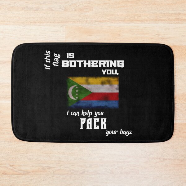 Item preview, Comorian flag - pack your bags designed and sold by 2Girls1Shirt.
