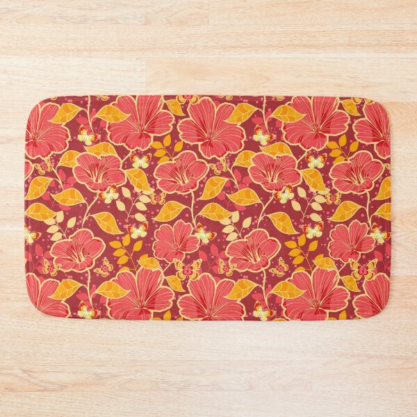 Item preview, Red Flowers Pattern designed and sold by Pavnud.
