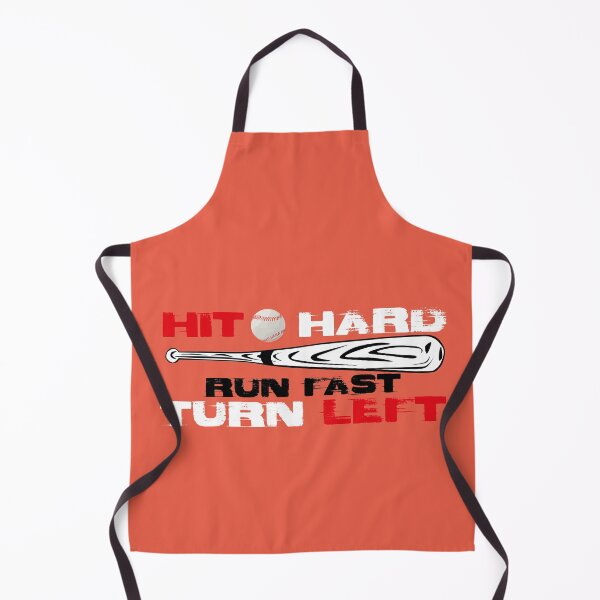 Item preview, hit Hard Run Fast Turn Left "Baseball" designed and sold by MrAbde.
