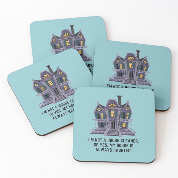 Item preview, House is Always Haunted, Funny Cleaning Shirt designed and sold by SavvyCleaner.